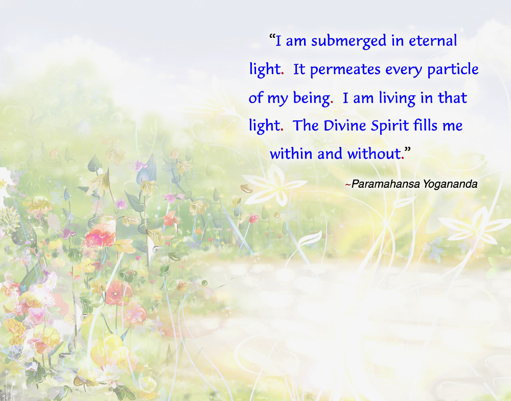 Yogananda divine light wallpaper